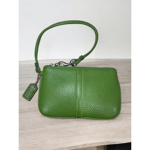 Y2K Coach F13084 Hamptons Braided Pebble Leather Satchel & Wristlet - Picture 7 of 16